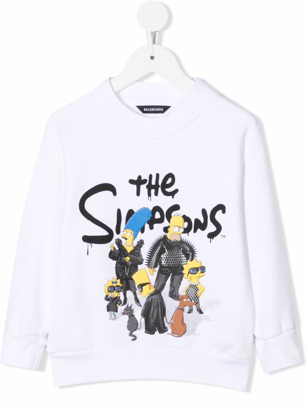 Balenciaga Kids The Simpsons graphic-print sweatshirt - White