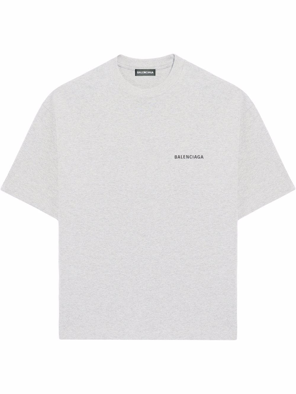 Balenciaga logo-print T-shirt - Grey