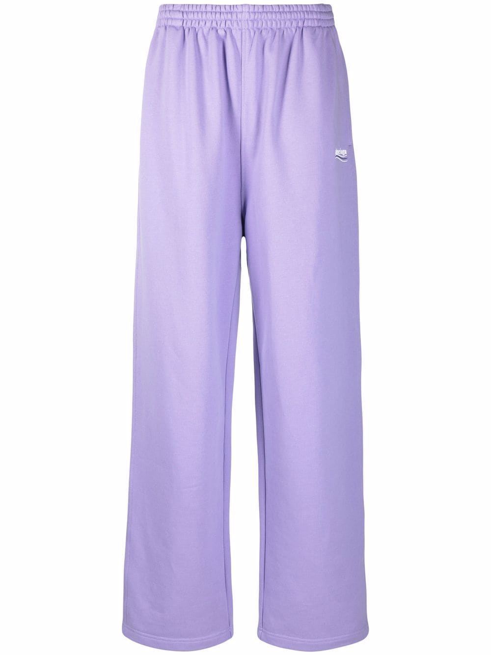 Balenciaga logo-print jogging pants - Purple