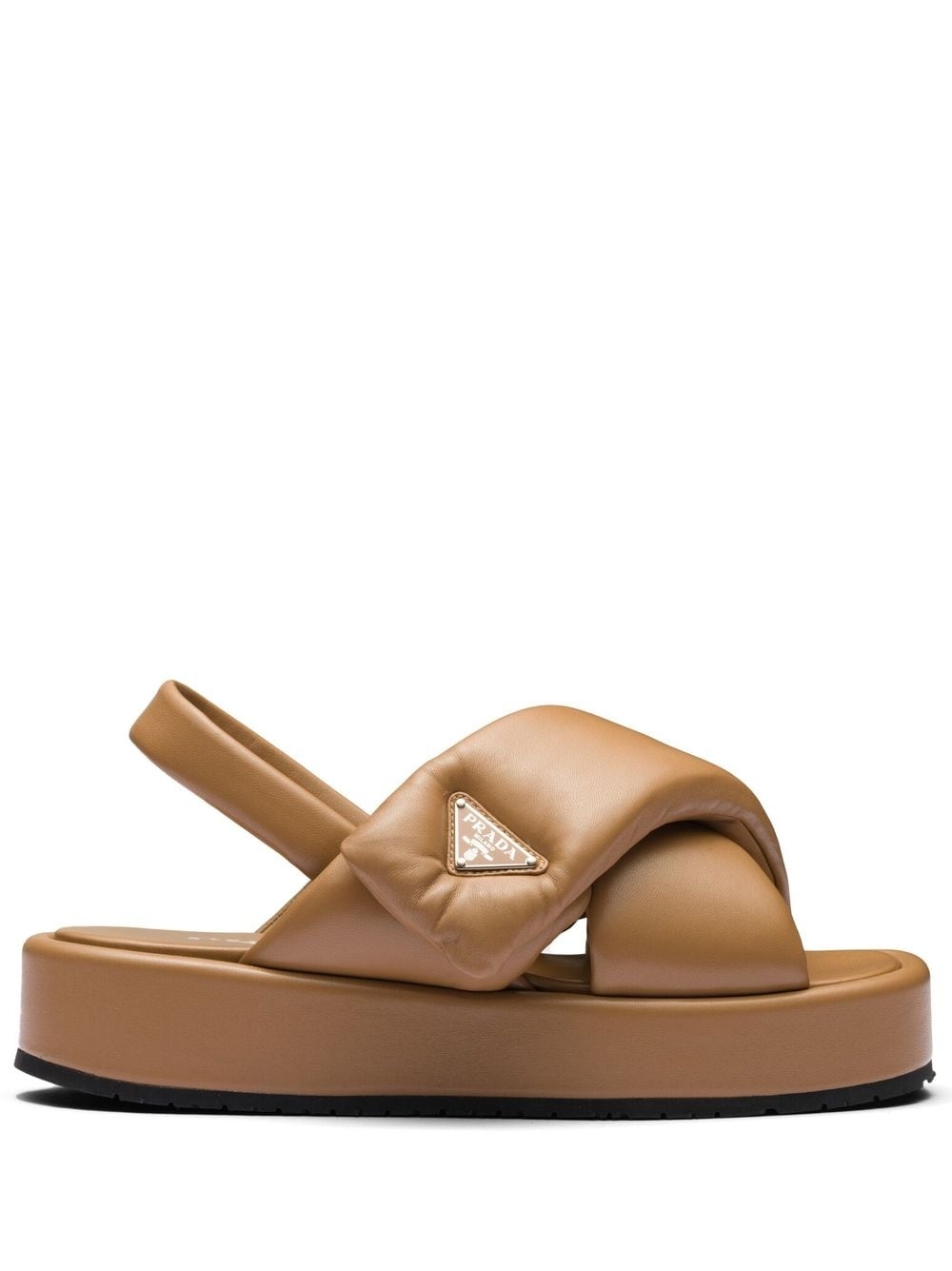 Prada Soft padded sandals - Brown
