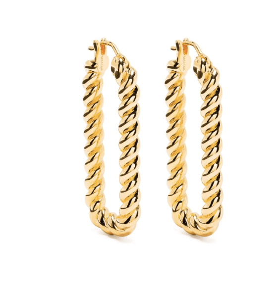 instagram hottest products Missoma Tidal ovate hoop earrings £117