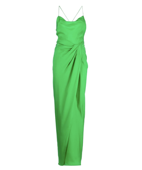 GAUGE81 Shiroi draped silk maxi dress £604