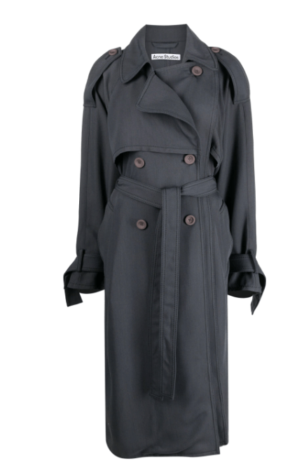 timeless classic items Acne Studios double-breasted trench coat | £1,050