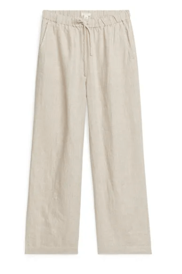ARKET Linen Drawstring Trousers | £55