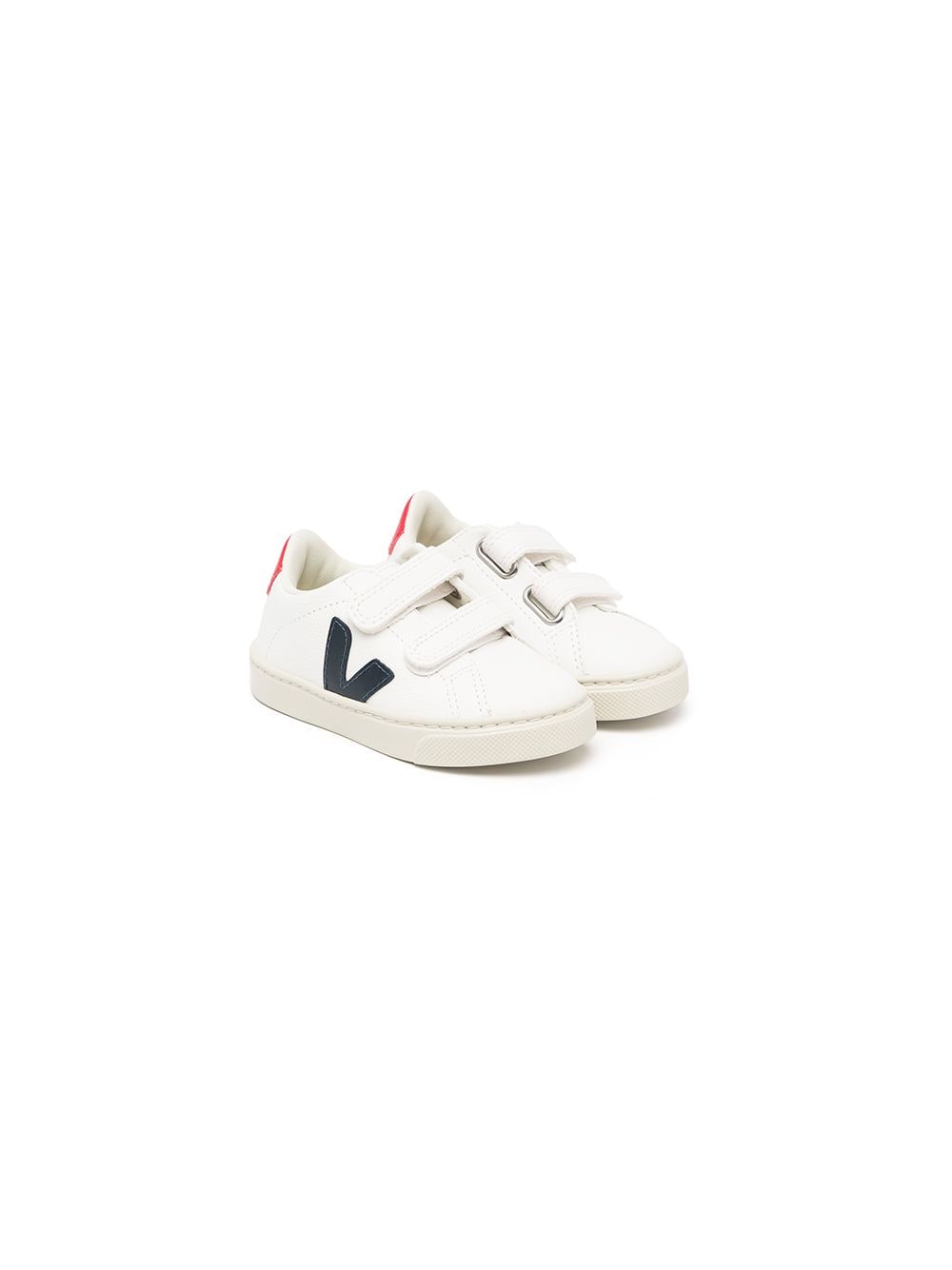 VEJA Kids touch-strap sneakers - White