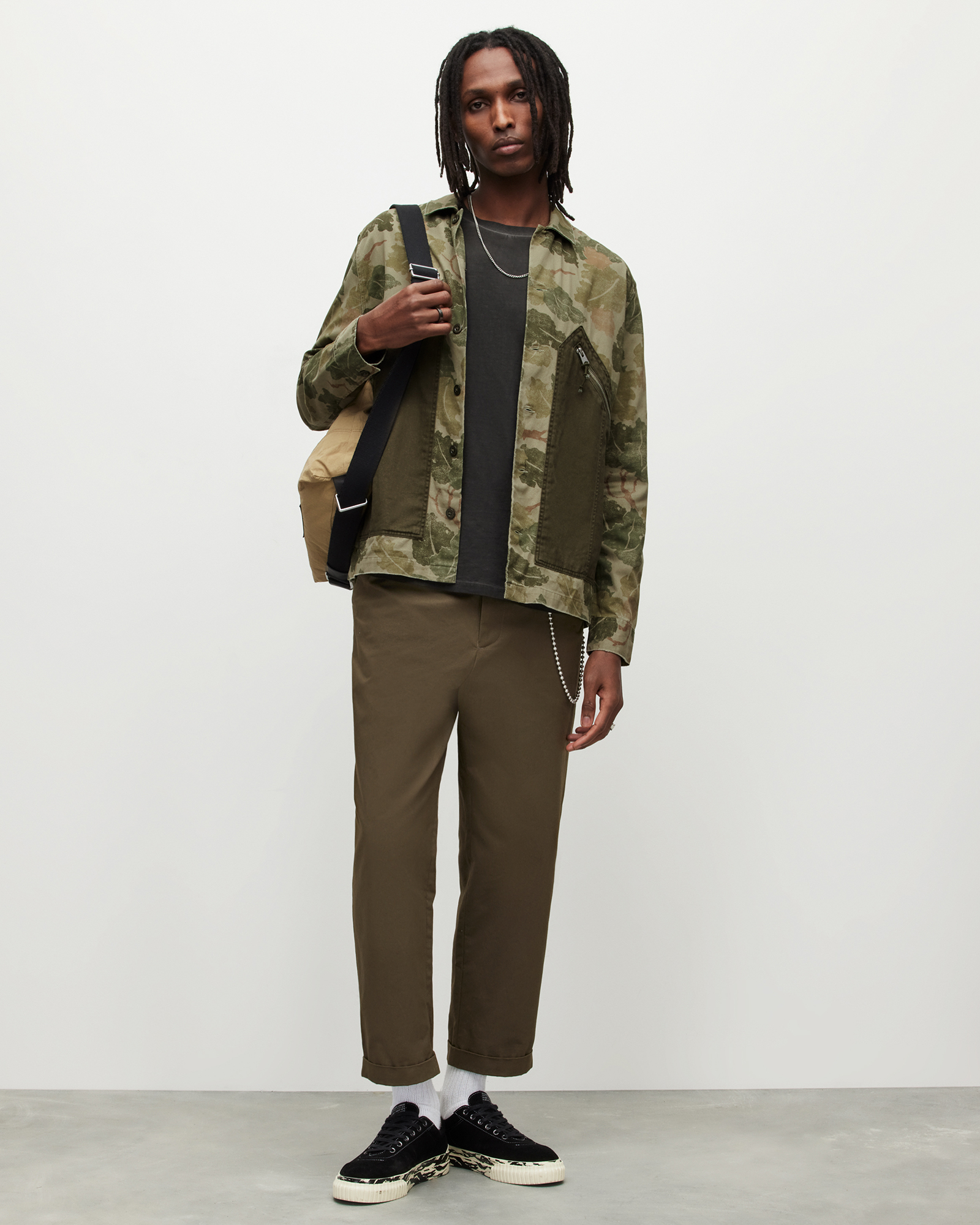 AllSaints Insignia Camouflage Overshirt