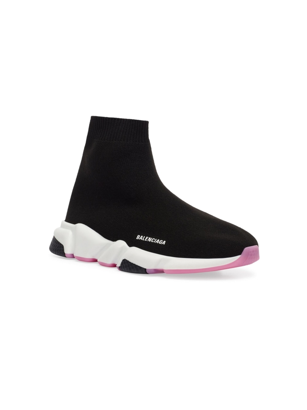 Balenciaga Kids Speed sock-style sneakers - BLAC/WG/BLAC/NPINK
