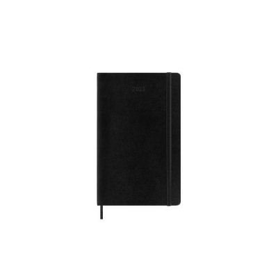 Black Large Wkly Soft 12M Diary 2023