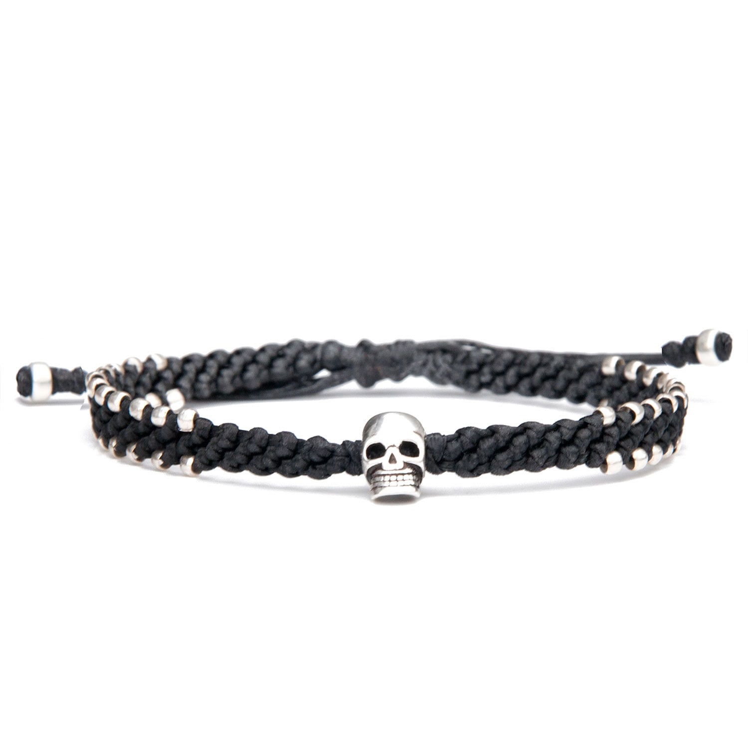 Black Skull Urban Vegan Bracelet For Men - Connection Harbour UK Bracelets