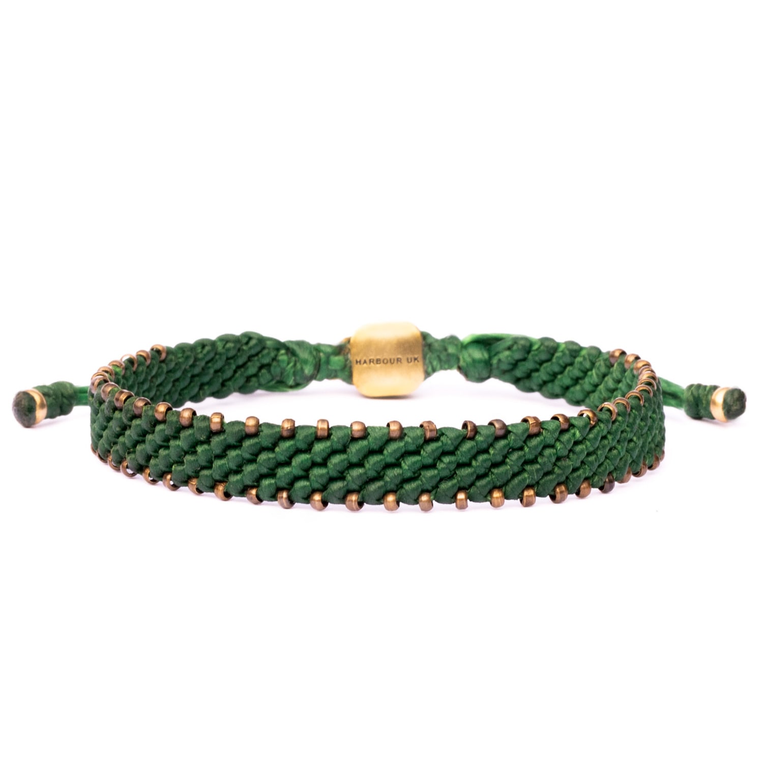 Bronze & Green Rope Bracelet For Men - Green Harbour UK Bracelets