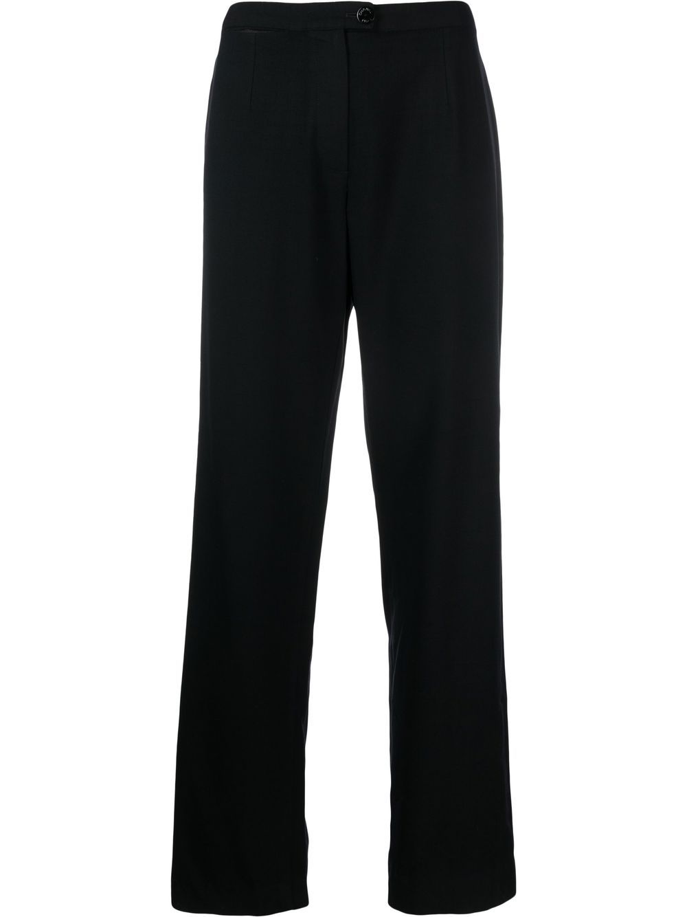 CHANEL Pre-Owned 2000s straight-leg tailored trousers - Black