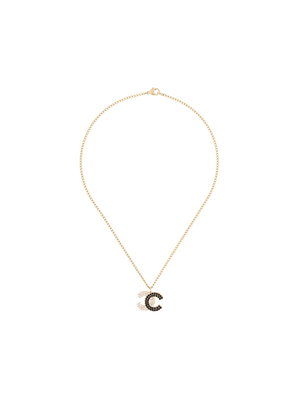 CHANEL Pre-Owned 2003 CC pendant necklace - Gold