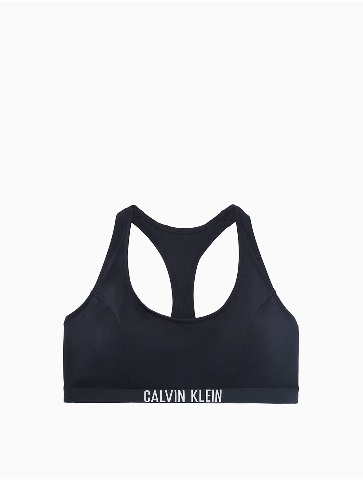 Calvin Klein Women's Intense Power Plus Size Bralette Bikini Top - Black - 2X