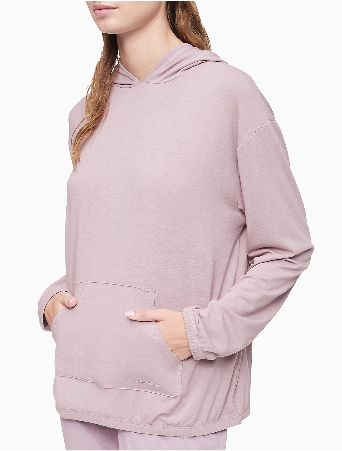 Calvin Klein Women's Revive Celliant® Long Sleeve Sleep Hoodie - Pink - S