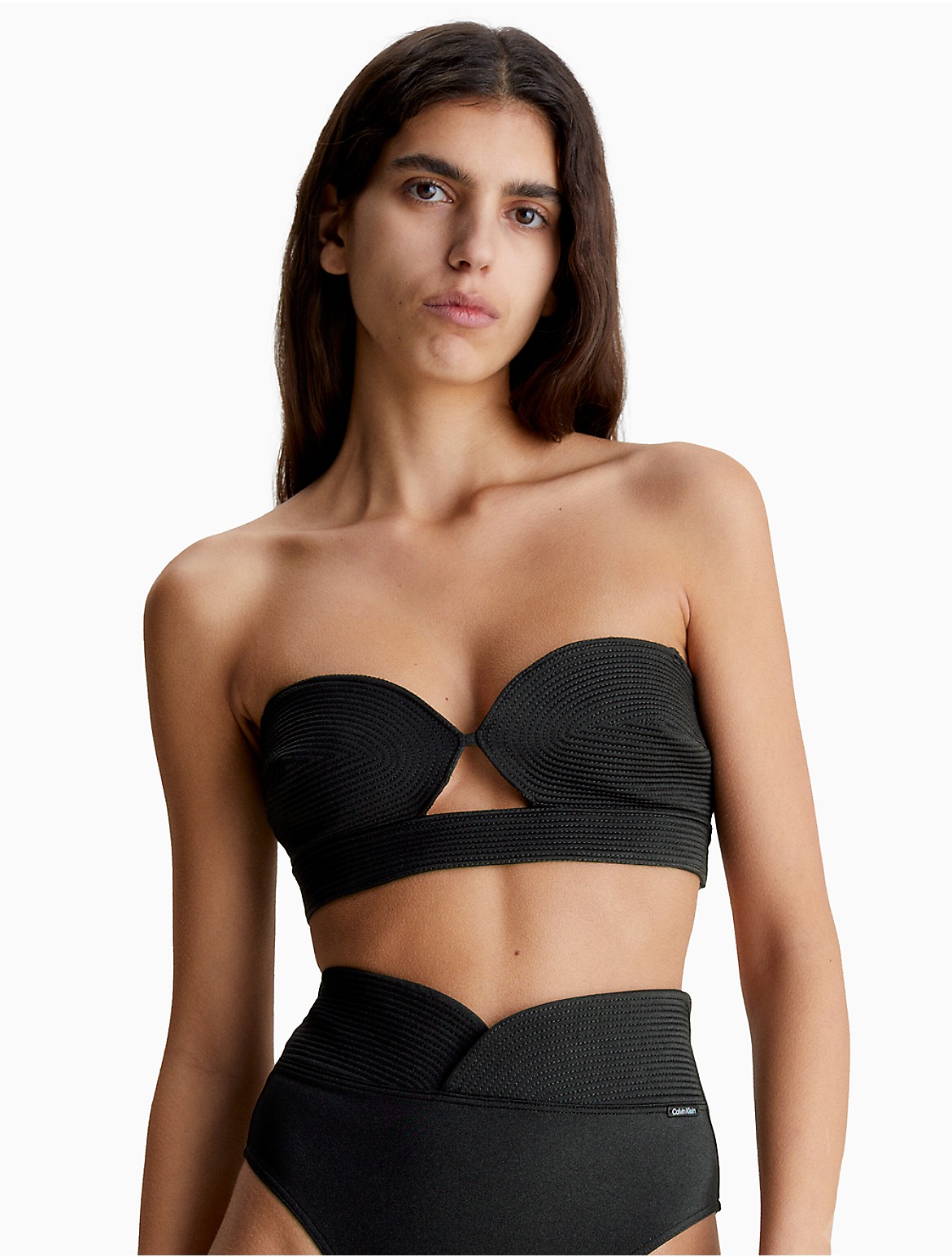 Eco Intimates - Stella Long Line bralette with Lace - Clean + Conscious