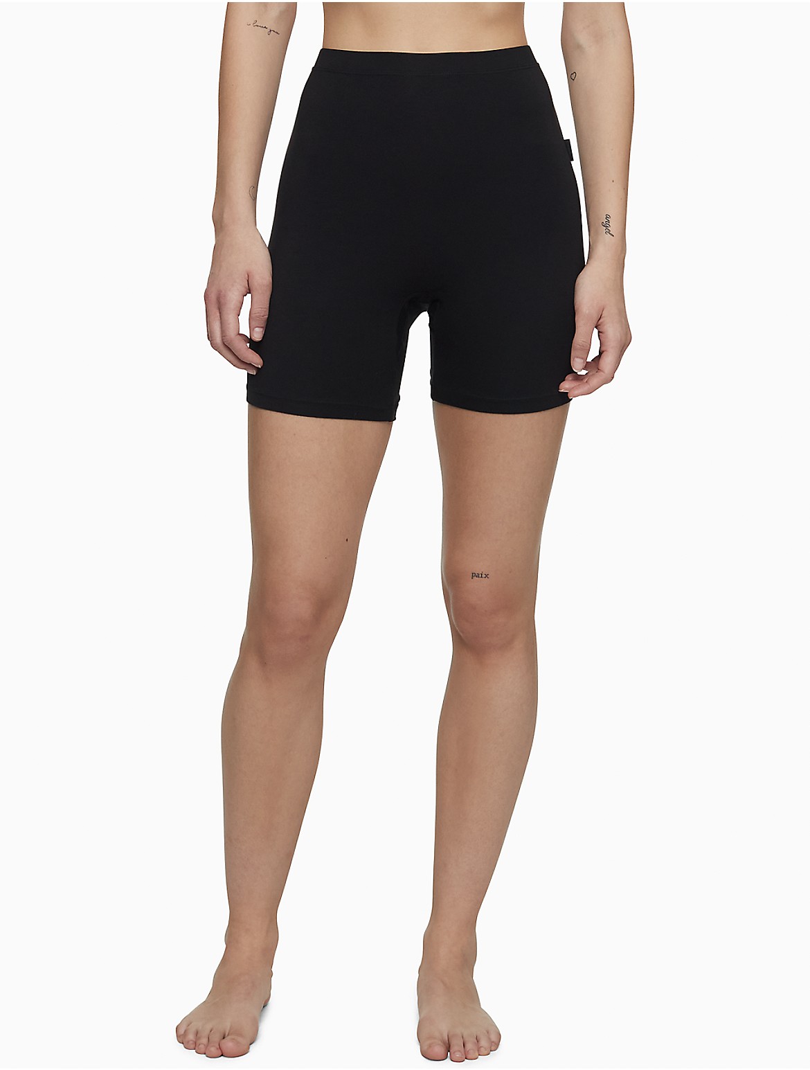 Calvin Klein Women's Ultra-Light Lounge Bike Shorts - Black - XS