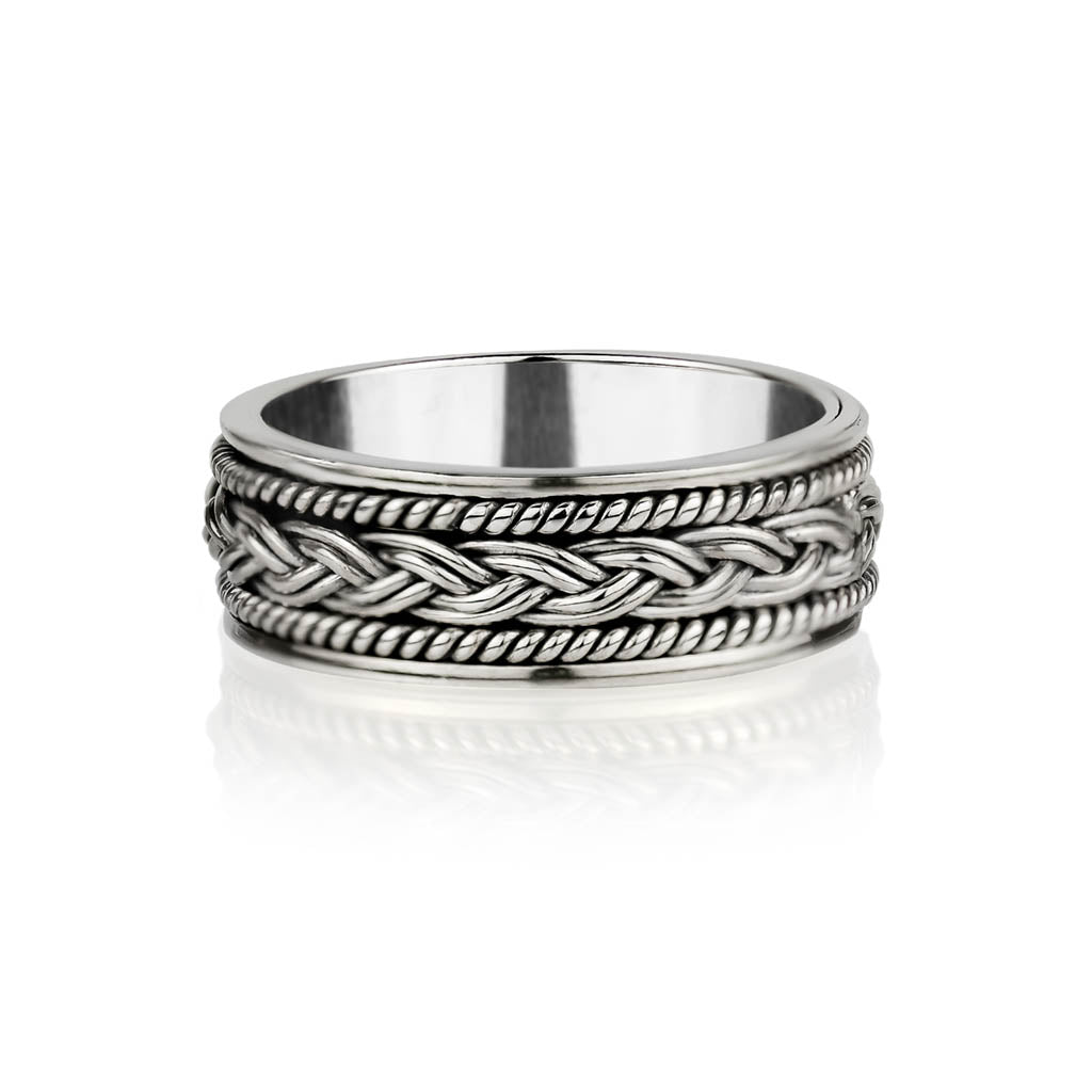 Celtic Loyalty Men's Spinning Ring Charlotte's Web Jewellery