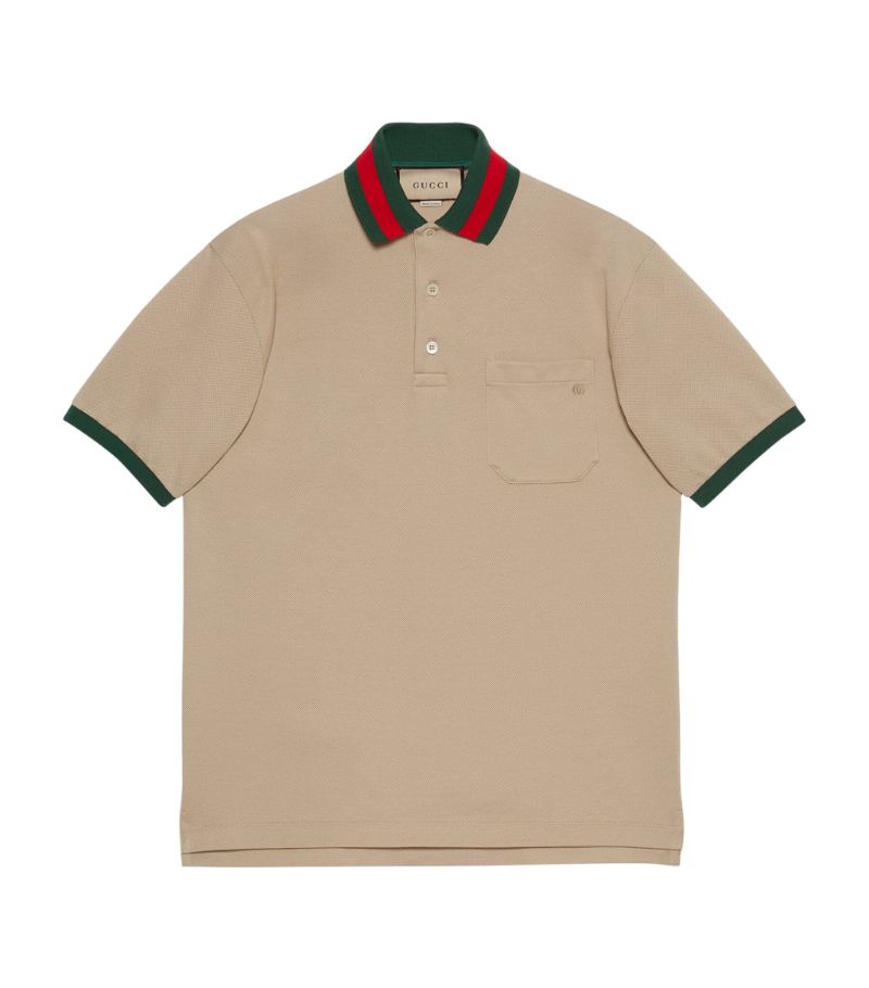 Gucci Cotton Piqué Polo Shirt