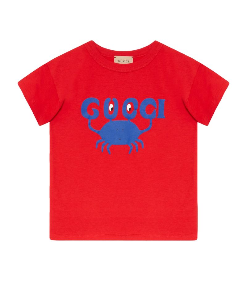 Gucci Kids Crab Logo T-Shirt (4-12 Years)