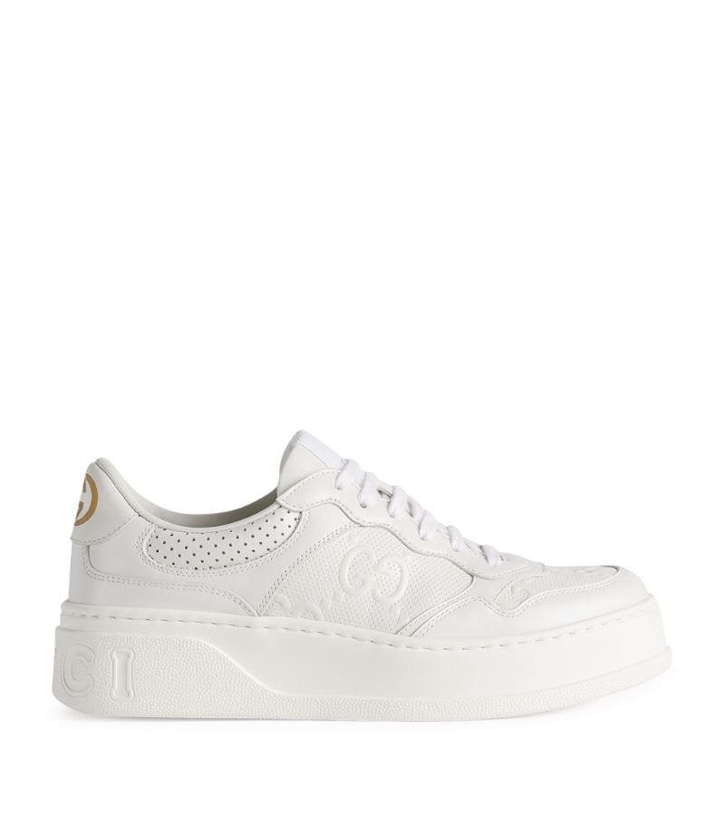 Gucci Leather Monogram Sneakers