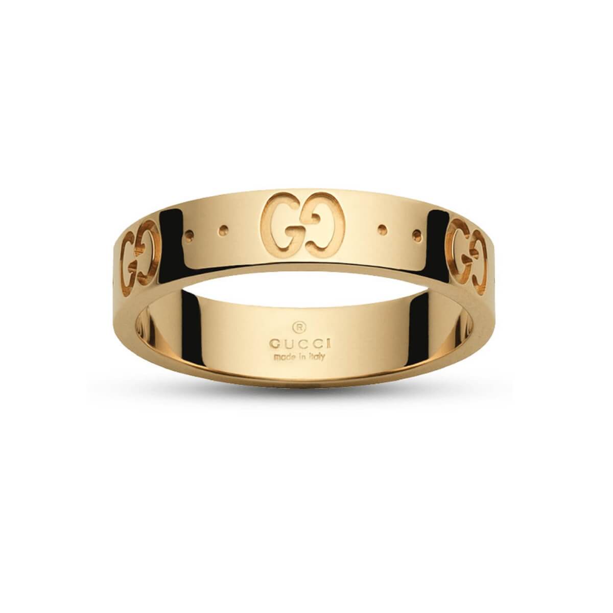 Icon 18ct Gold Ring - Ring Size P