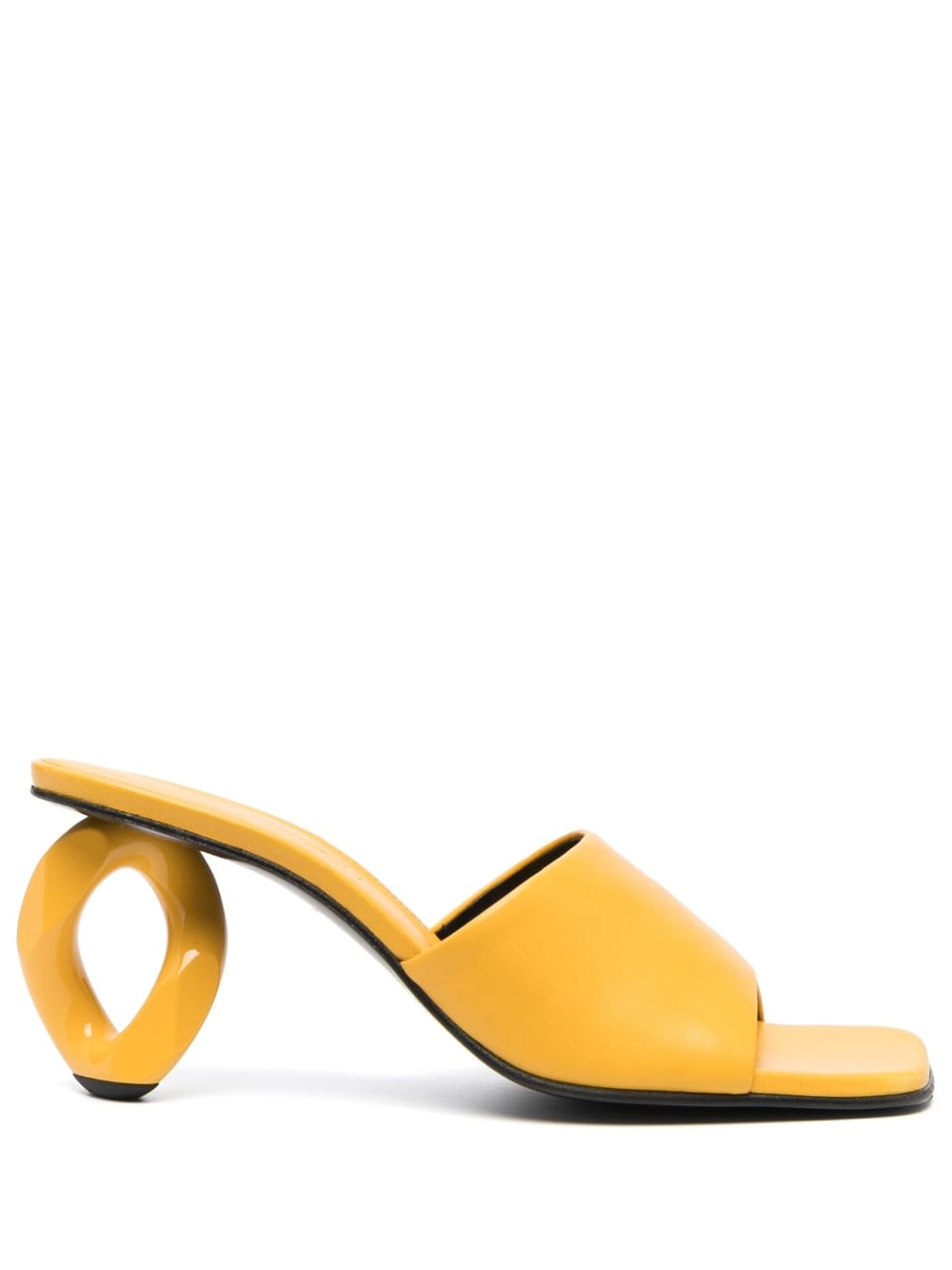 JW Anderson 80mm leather sandals - Yellow