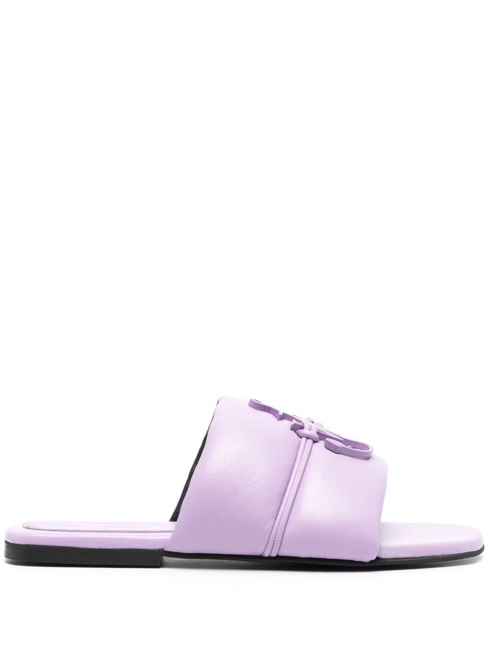 JW Anderson Anchor-logo slide sandals - Purple