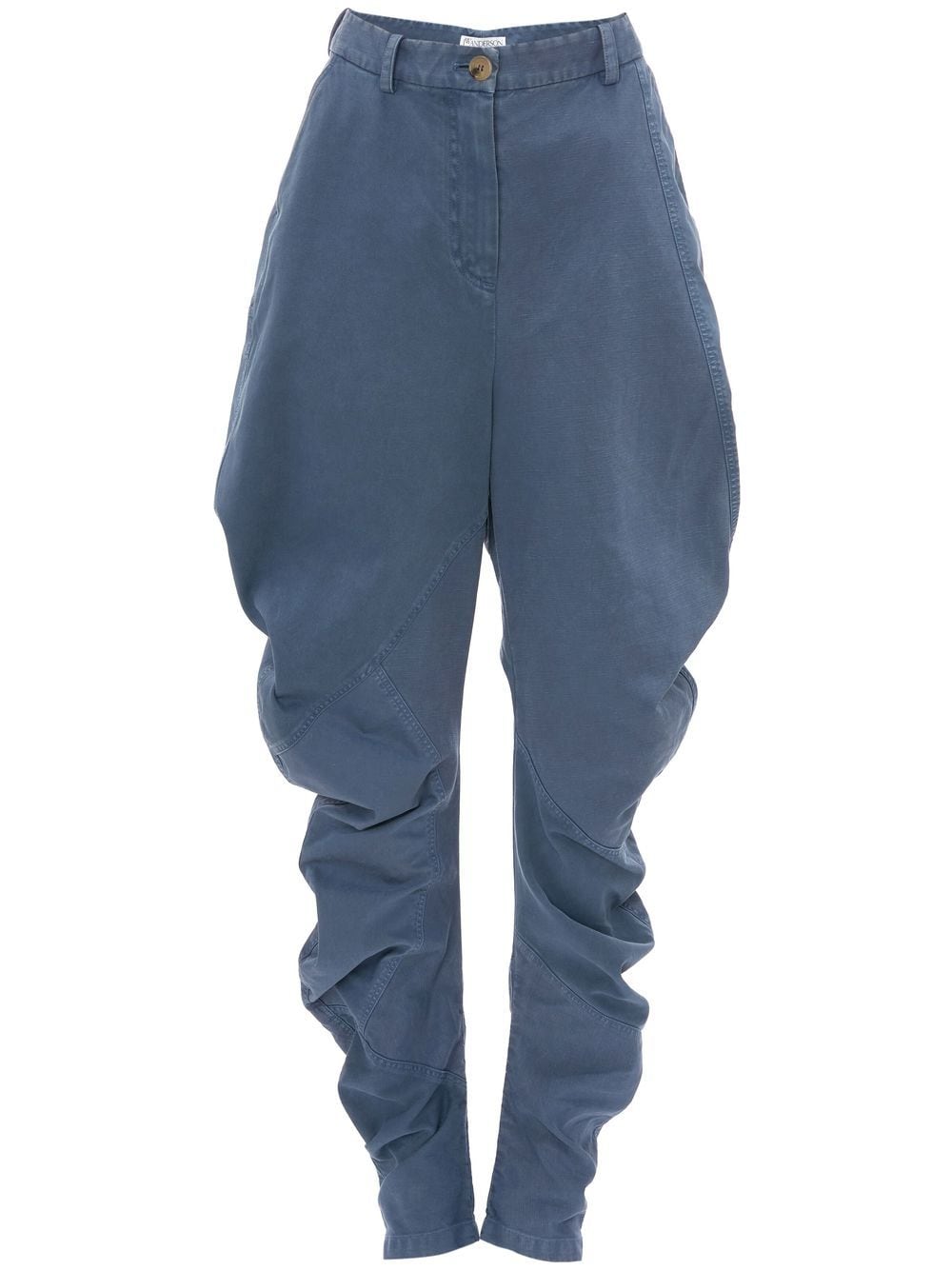 JW Anderson Twisted tapered trousers - Blue