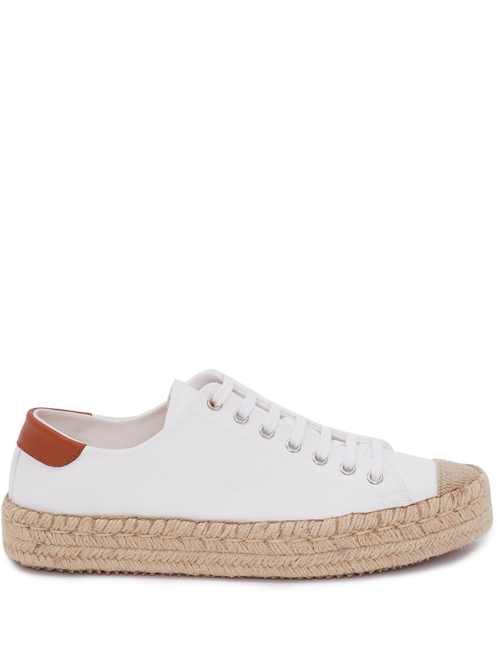 JW Anderson cotton espadrille sneakers - White