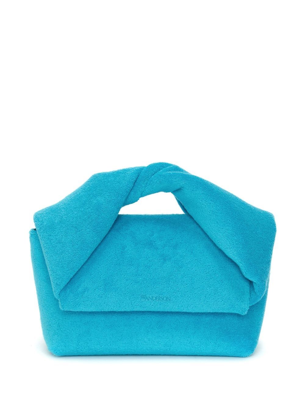 JW Anderson medium Twister Terry Towel tote bag - Blue