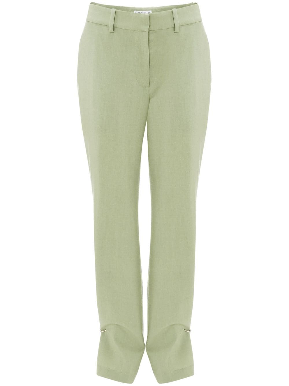 JW Anderson wool straight-leg trousers - Green