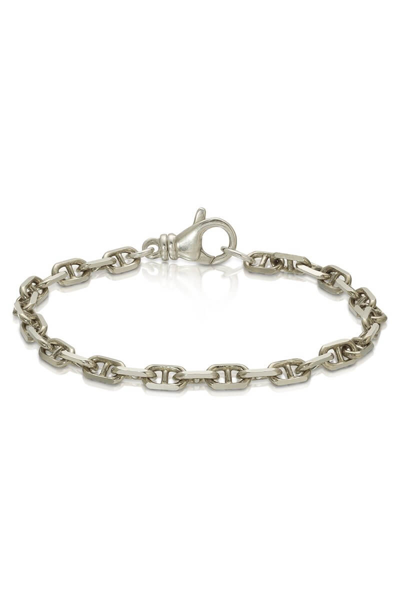 Men's Chaz Sterling Silver Chain Bracelet NAiiA