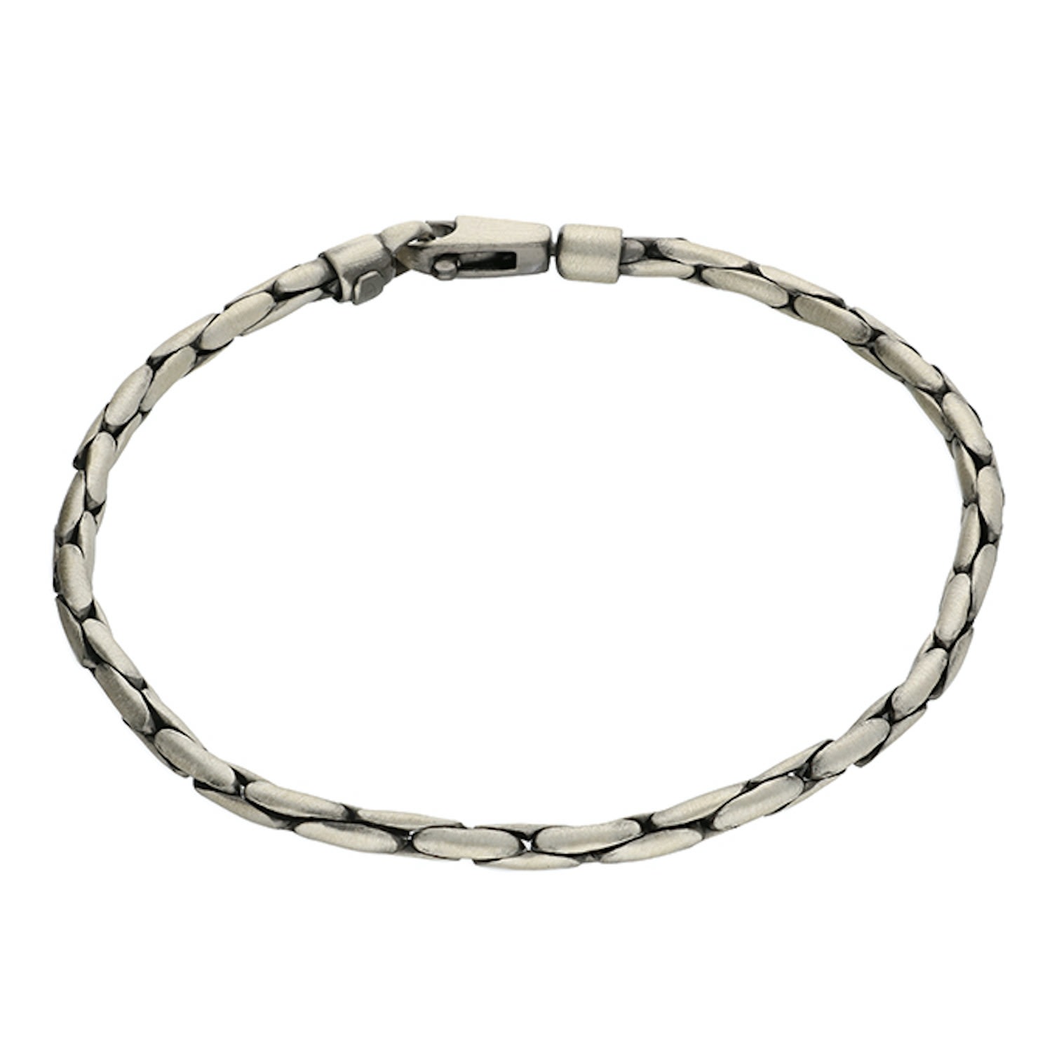 Men's Oxidised Silver Bracelet Kaizarin