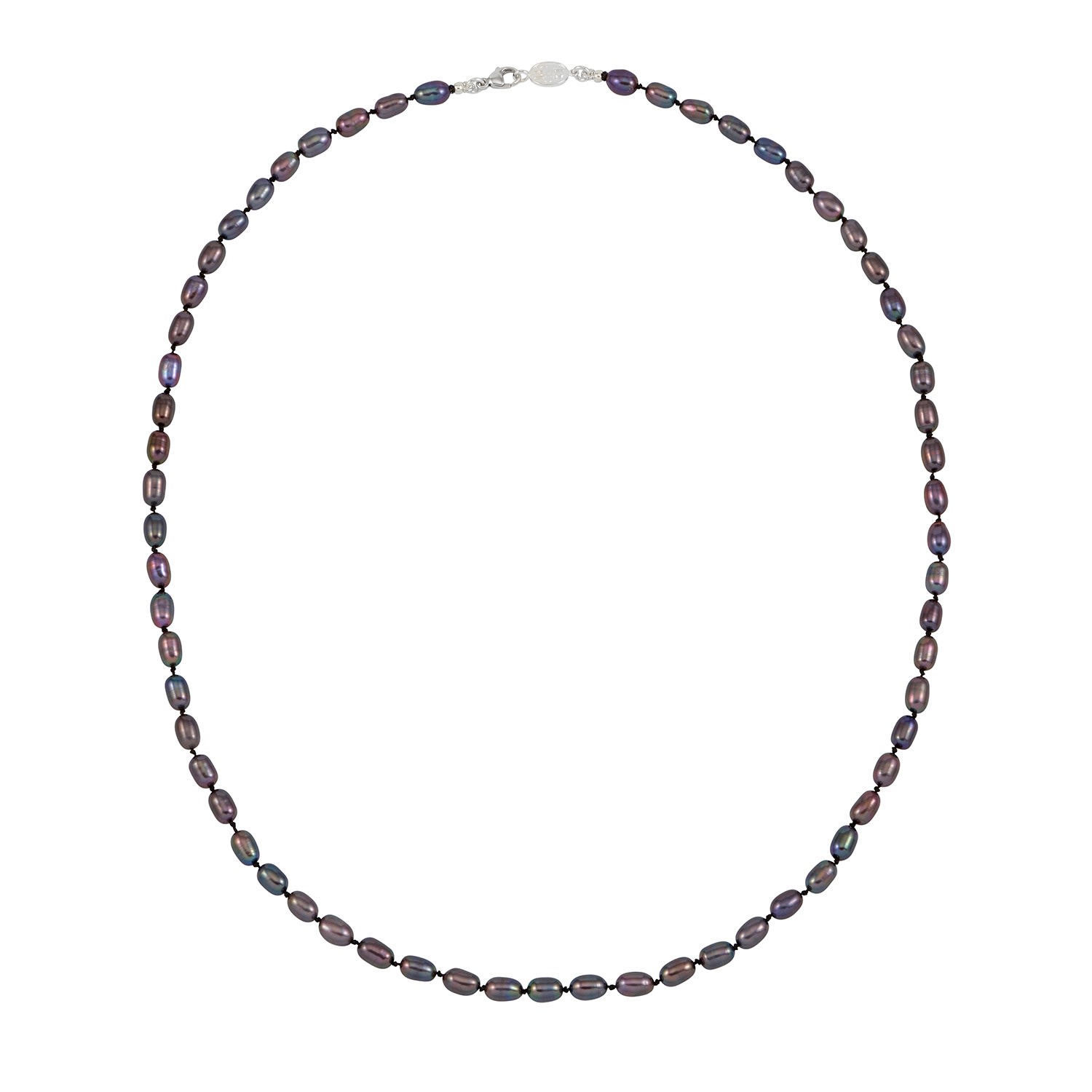 Mens Peacock Oval Pearl Necklace Dower & Hall