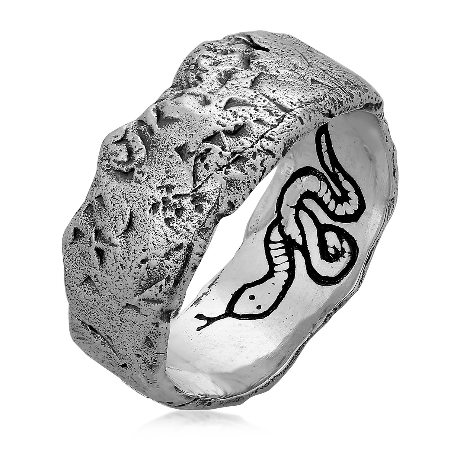 Men's Serpent Ring - Small Haze & Glory