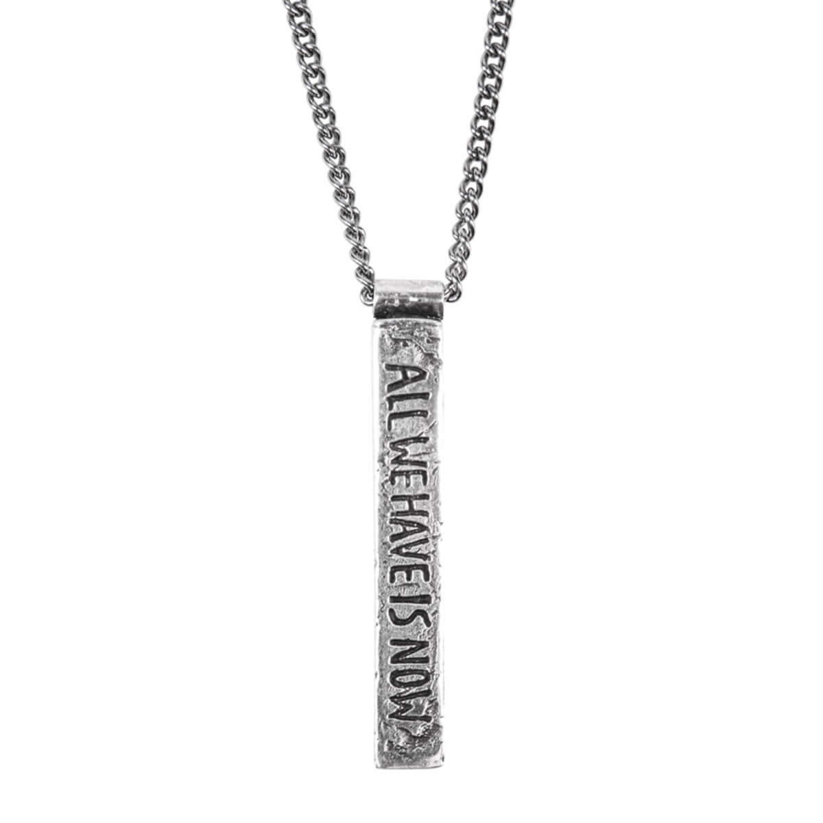 Men's Silver All We Have Is Now Necklace Haze & Glory