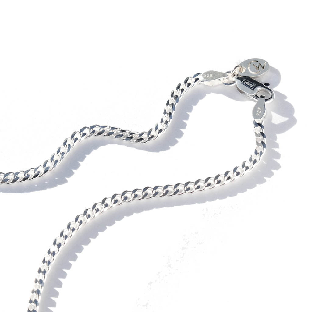 Men's Silver Cuban Curb Chain Charlotte's Web Jewellery