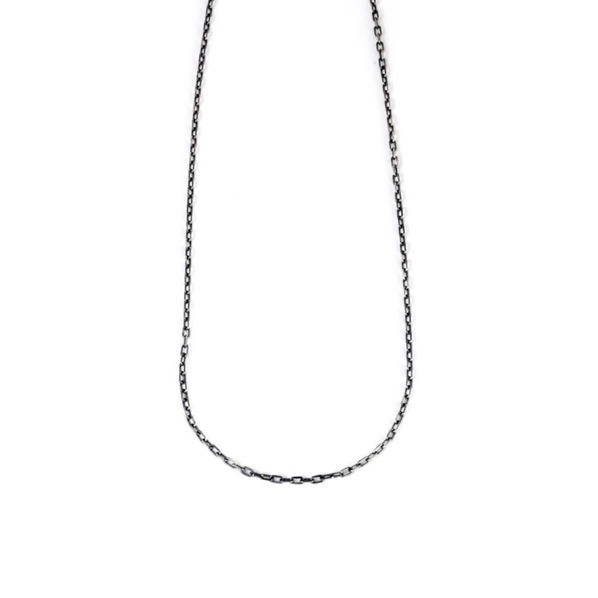 Men's Silver Minimalist Paper Clip Necklace Tomerm Jewelry