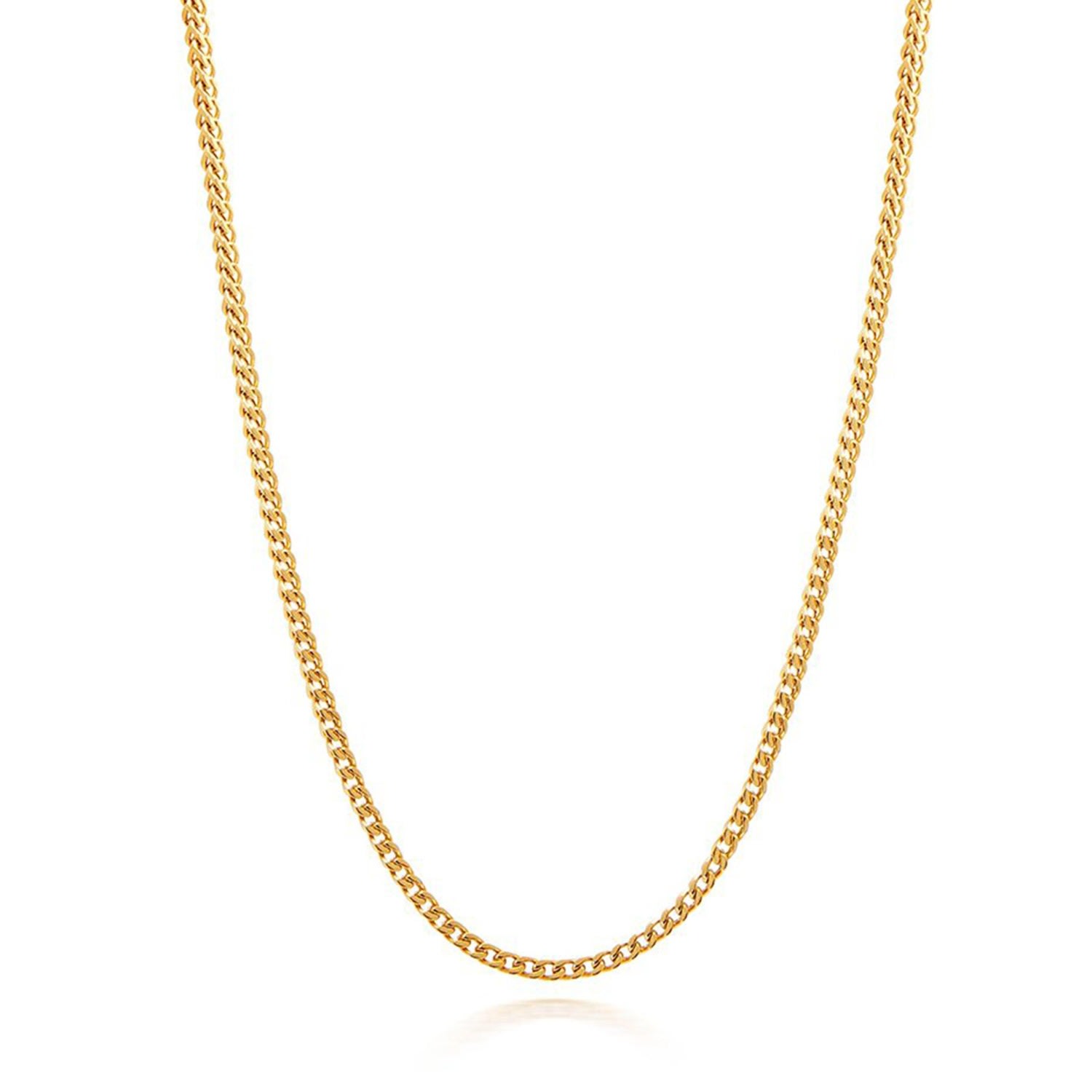Men's Squared Gold Chain Nialaya Jewelry