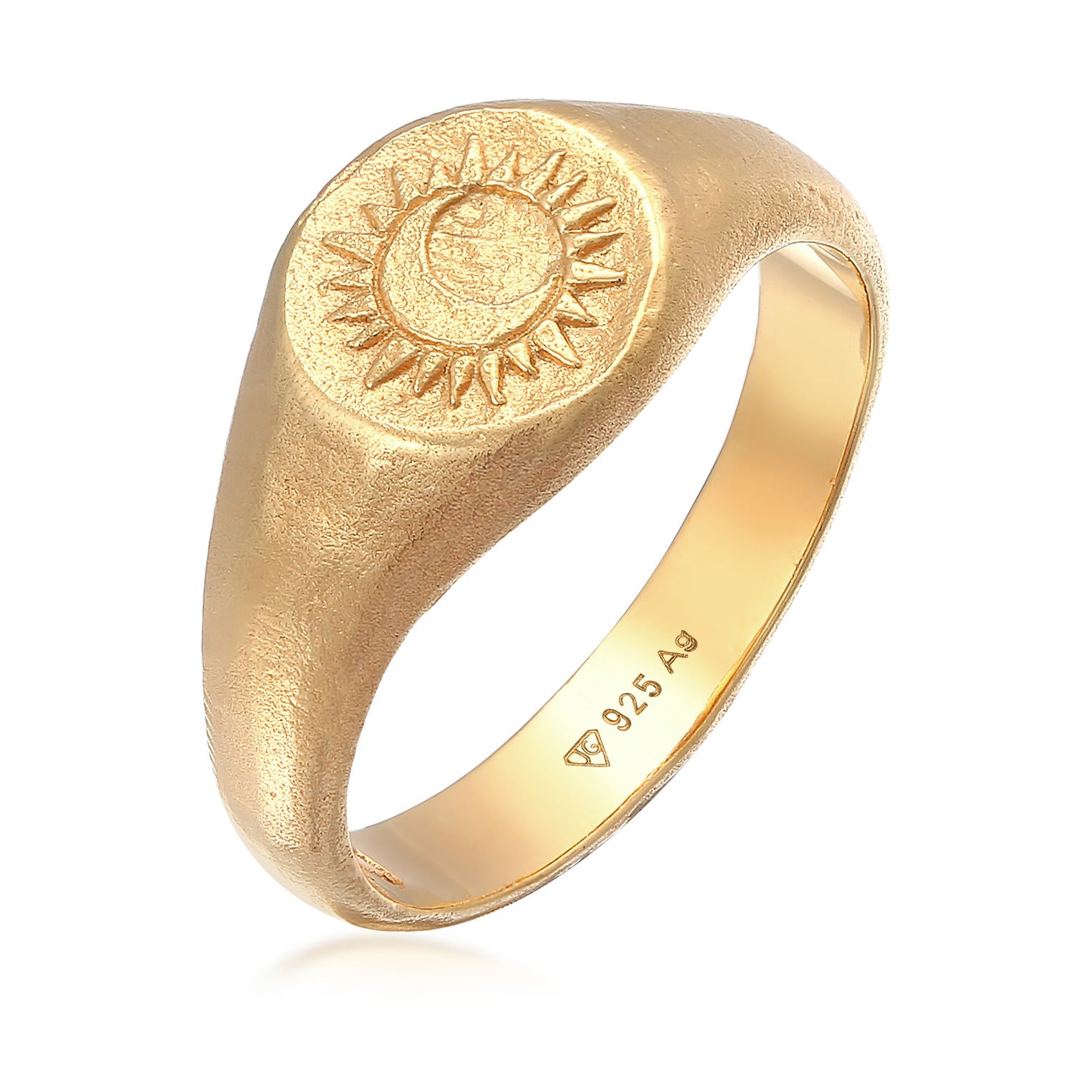 Men's The Sacred Sun Ring - Gold Haze & Glory
