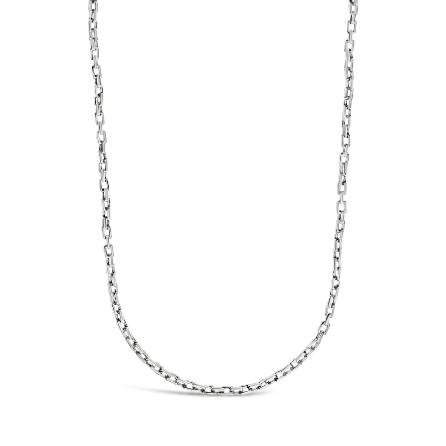 Men's Trainwreck Chain Necklace - Sterling Silver 5.5 Mm - Silver LOUPN