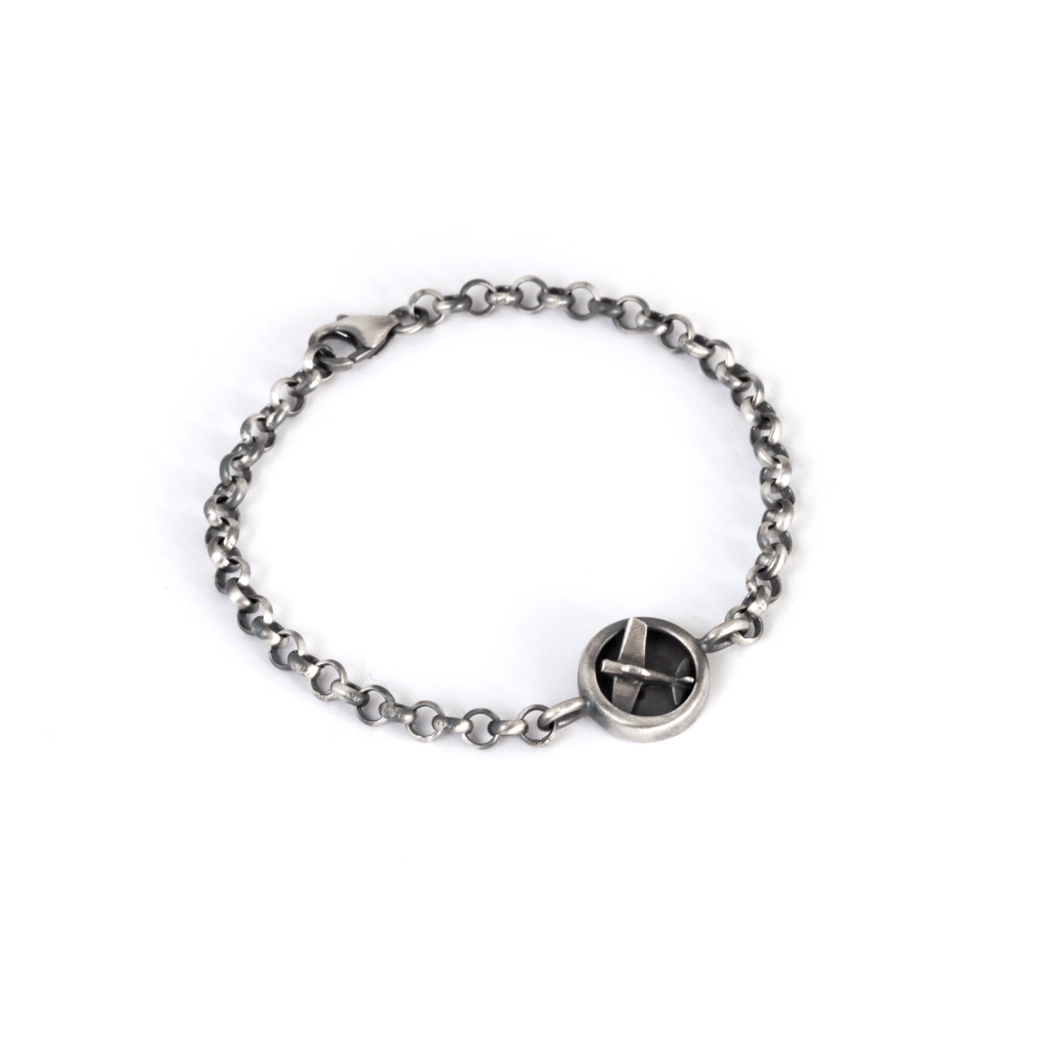 Men's Unisex Silver Chain Bracelet Tomerm Jewelry