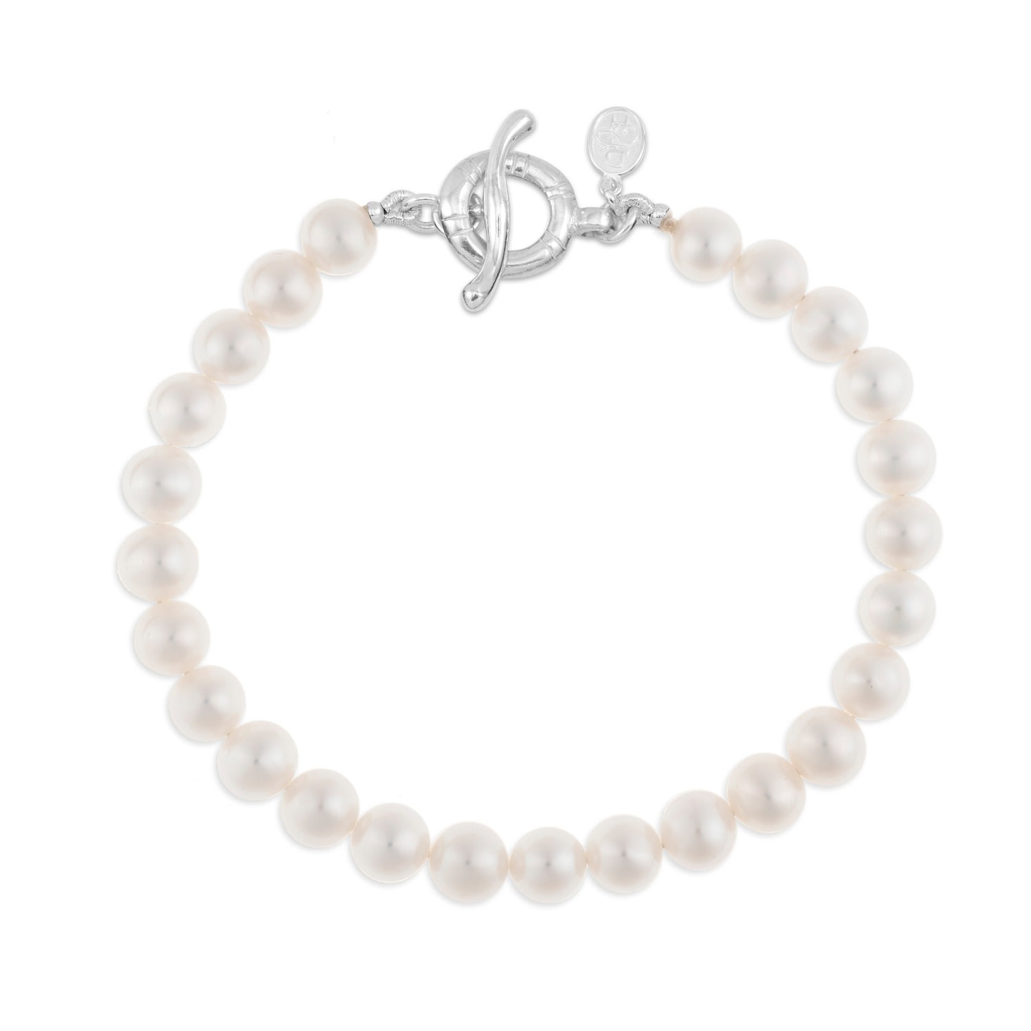 Men's White Pearl Bracelet Dower & Hall