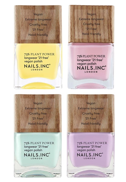 Nails.INC (US) Save It For Spring 4-Piece Plant Power Nail Polish Set