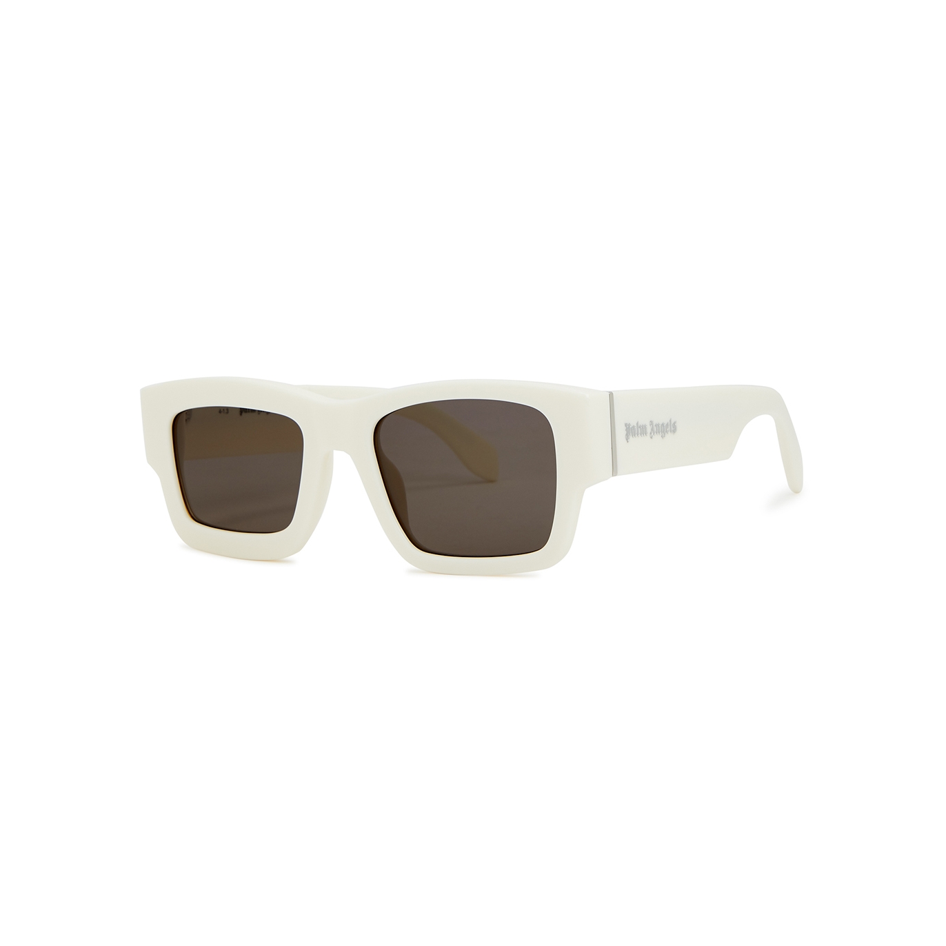 Palm Angels Murray Rectangle-frame Sunglasses, Sunglasses, White