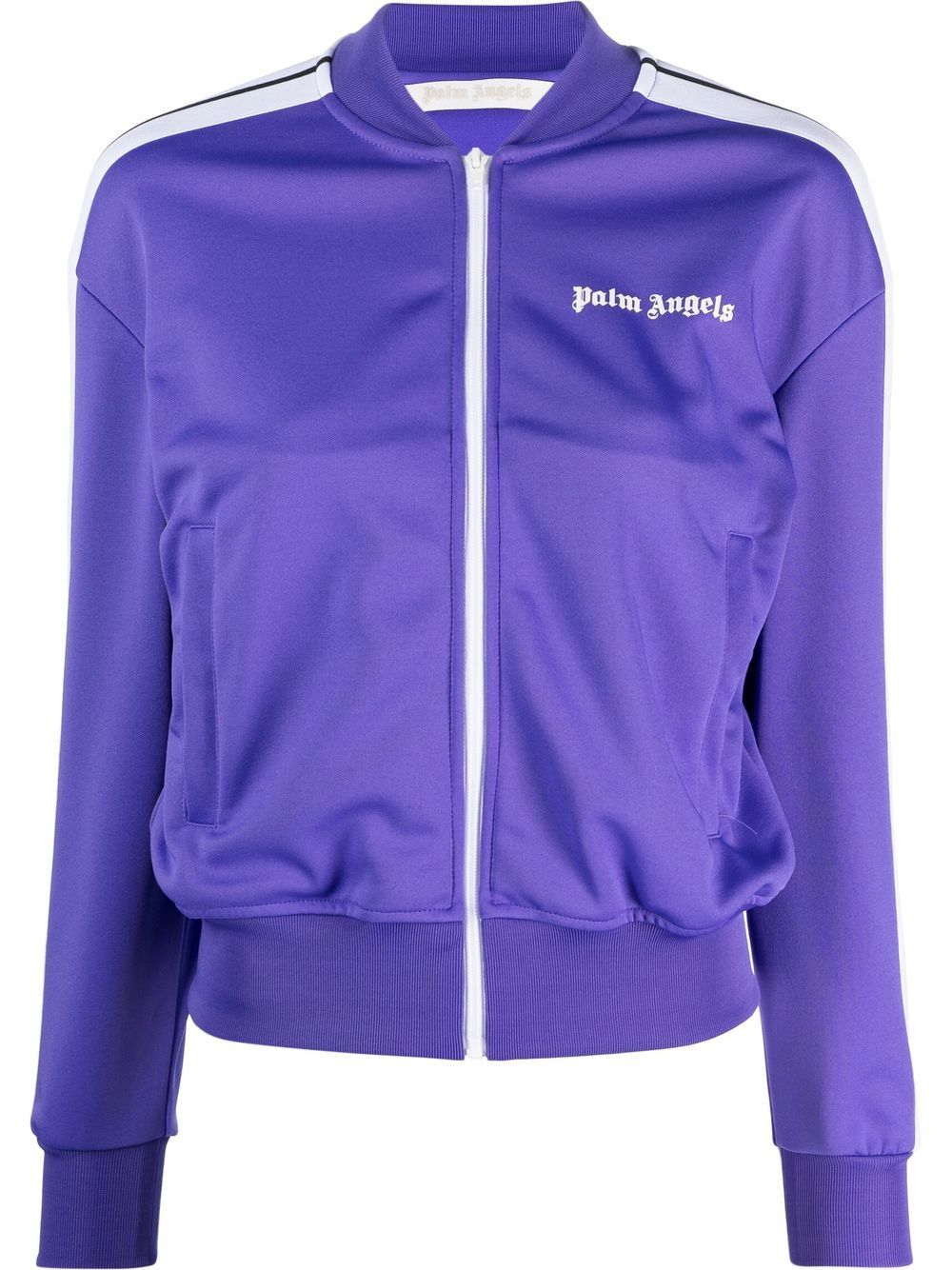 Palm Angels logo-print track jacket - Purple