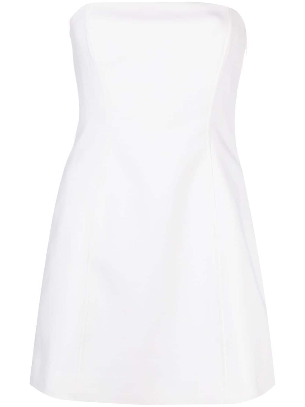 SIR. Esther strapless mini dress - White