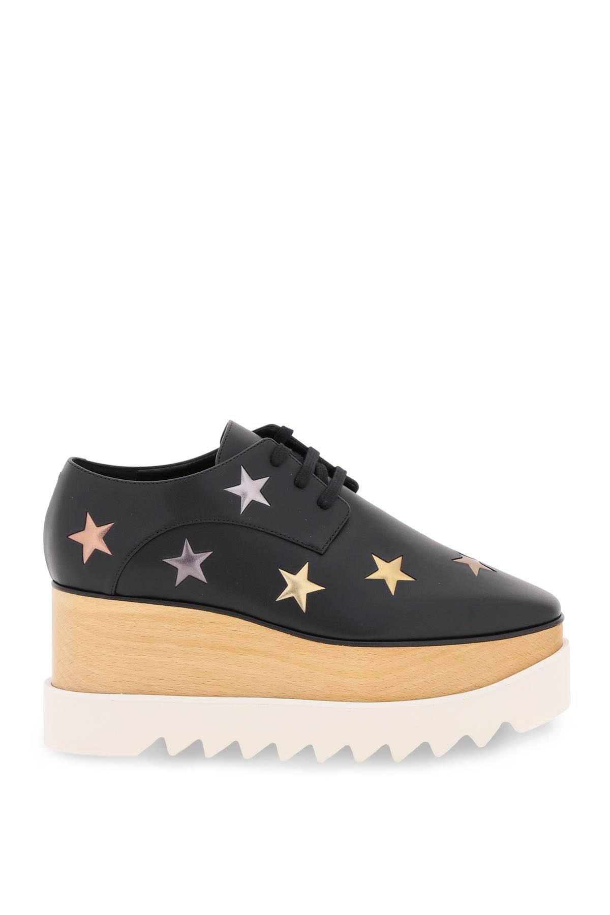 STELLA McCARTNEY ELYSE LACE-UP SHOES WITH STARS