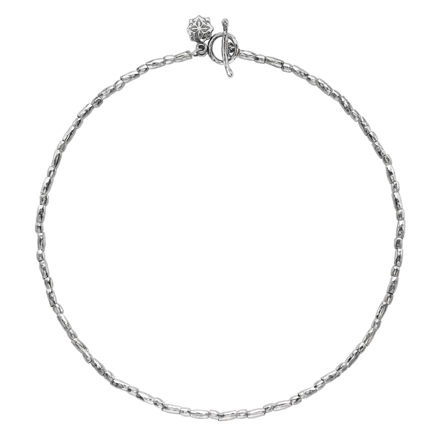 Silver Men's Rice Nomad Necklace Dower & Hall