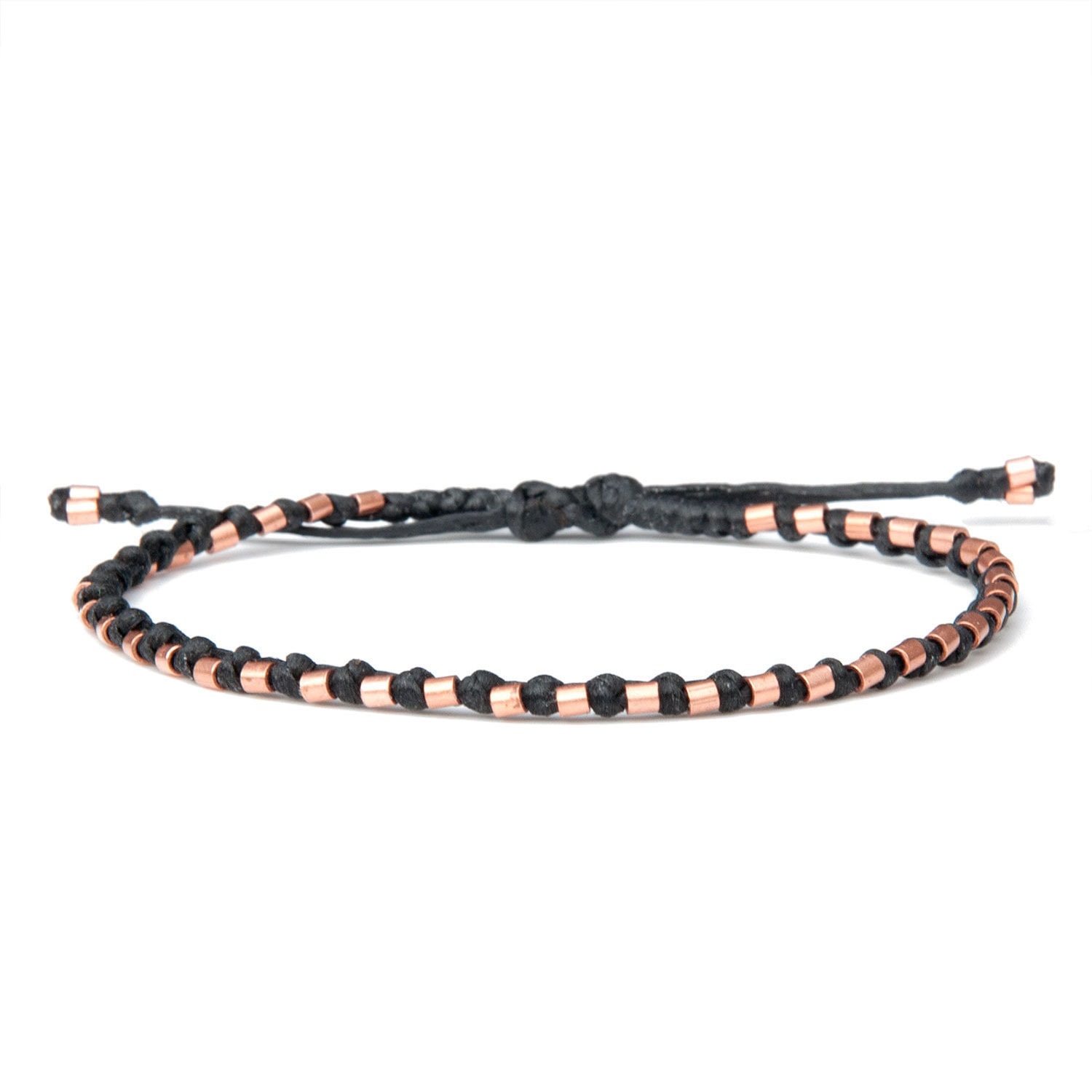 Solid Copper Black Bracelet For Men - The Healer Harbour UK Bracelets